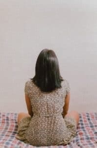 A person's spine