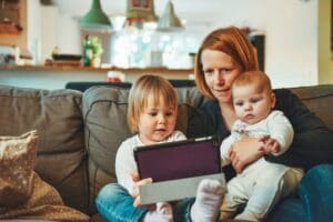 busy mom