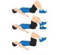 shows back neck exercise